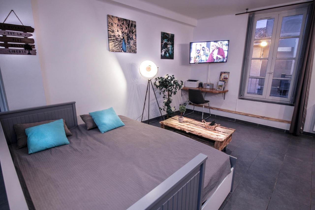 Appartement Calme Et Spacieux, Cite Et Ville A Pied, Wifi, 2 Chambres, 3 Lits Carcassonne Buitenkant foto