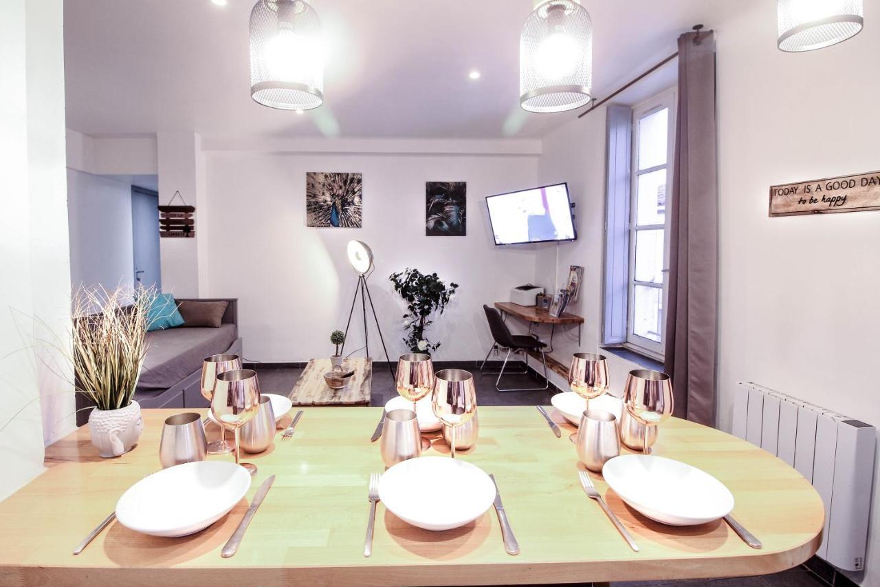 Appartement Calme Et Spacieux, Cite Et Ville A Pied, Wifi, 2 Chambres, 3 Lits Carcassonne Buitenkant foto