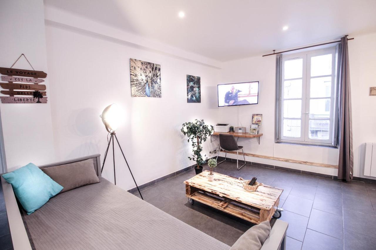Appartement Calme Et Spacieux, Cite Et Ville A Pied, Wifi, 2 Chambres, 3 Lits Carcassonne Buitenkant foto